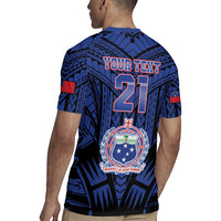 Custom Manu Samoa Sevens Rugby Rugby Jersey Samoan Tribal Tattoo LT9 - Polynesian Pride