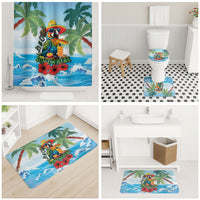 Funny Parrot Margarita Five O'clock Somewhere Bathroom Set LT9 - Polynesian Pride