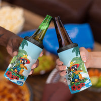 Funny Parrot Margarita Five O'clock Somewhere 4 in 1 Can Cooler Tumbler LT9 - Polynesian Pride