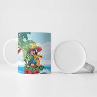 Funny Parrot Margarita Five O'clock Somewhere Ceramic Mug LT9 - Polynesian Pride
