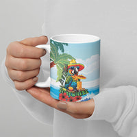 Funny Parrot Margarita Five O'clock Somewhere Ceramic Mug LT9 - Polynesian Pride