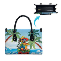 Funny Parrot Margarita Five O'clock Somewhere Leather Bag LT9 - Polynesian Pride