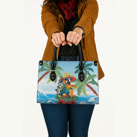 Funny Parrot Margarita Five O'clock Somewhere Leather Bag LT9 - Polynesian Pride