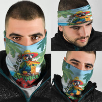 Funny Parrot Margarita Five O'clock Somewhere Neck Gaiter LT9 - Polynesian Pride