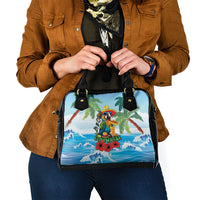 Funny Parrot Margarita Five O'clock Somewhere Shoulder Handbag LT9 - Polynesian Pride