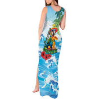 Funny Parrot Margarita Five O'clock Somewhere Tank Maxi Dress LT9 - Polynesian Pride