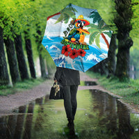 Funny Parrot Margarita Five O'clock Somewhere Umbrella LT9 - Polynesian Pride