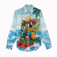 Funny Parrot Margarita Five O'clock Somewhere Women Casual Shirt LT9 - Polynesian Pride