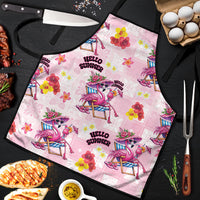 Hawaii Flamingo Hello Summer Apron Hawaiian Quilt Pattern LT9 Pink - Polynesian Pride