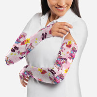Hawaii Flamingo Hello Summer Arm Sleeves Hawaiian Quilt Pattern LT9 - Polynesian Pride