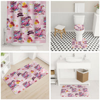 Hawaii Flamingo Hello Summer Bathroom Set Hawaiian Quilt Pattern LT9 - Polynesian Pride