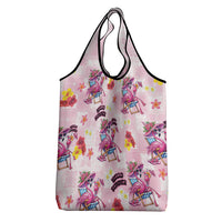 Hawaii Flamingo Hello Summer Grocery Bag Hawaiian Quilt Pattern LT9 - Polynesian Pride