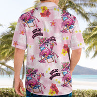 Hawaii Flamingo Hello Summer Hawaiian Shirt Hawaiian Quilt Pattern LT9 - Polynesian Pride
