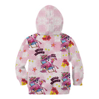 Hawaii Flamingo Hello Summer Kid Hoodie Hawaiian Quilt Pattern LT9 - Polynesian Pride