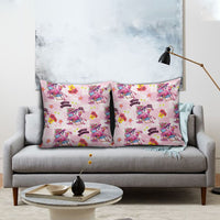Hawaii Flamingo Hello Summer Pillow Cover Hawaiian Quilt Pattern LT9 - Polynesian Pride