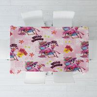 Hawaii Flamingo Hello Summer Tablecloth Hawaiian Quilt Pattern LT9 Pink - Polynesian Pride