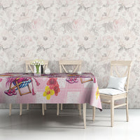 Hawaii Flamingo Hello Summer Tablecloth Hawaiian Quilt Pattern LT9 - Polynesian Pride