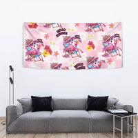 Hawaii Flamingo Hello Summer Tapestry Hawaiian Quilt Pattern LT9 - Polynesian Pride