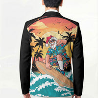 Vintage Santa Claus Surfing Summer Blazer Mele Kalikimaka i Iulai! LT9 - Polynesian Pride