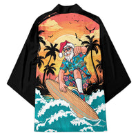 Vintage Santa Claus Surfing Summer Kimono Mele Kalikimaka i Iulai! LT9 - Polynesian Pride