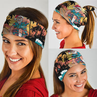 Vintage Santa Claus Surfing Summer Neck Gaiter Mele Kalikimaka i Iulai! LT9 - Polynesian Pride