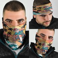 Vintage Santa Claus Surfing Summer Neck Gaiter Mele Kalikimaka i Iulai! LT9 - Polynesian Pride