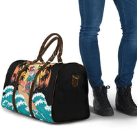 Vintage Santa Claus Surfing Summer Travel Bag Mele Kalikimaka i Iulai! LT9 - Polynesian Pride