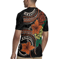 Vintage Hibiscus Pacific Floral Rugby Jersey