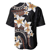 Vintage Plumeria Pacific Floral Baseball Jersey LT9 - Polynesian Pride