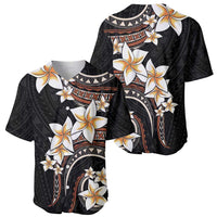 Vintage Plumeria Pacific Floral Baseball Jersey LT9 - Polynesian Pride