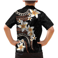 Vintage Plumeria Pacific Floral Family Matching Mermaid Dress and Hawaiian Shirt