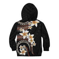Vintage Plumeria Pacific Floral Kid Hoodie LT9 - Polynesian Pride