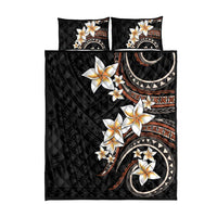 Vintage Plumeria Pacific Floral Quilt Bed Set LT9 - Polynesian Pride