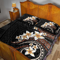 Vintage Plumeria Pacific Floral Quilt Bed Set LT9 - Polynesian Pride
