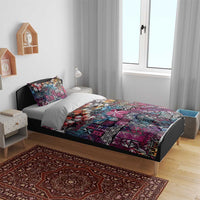 Pacific Hibiscus Tapa Tribal Vintage Bedding Set Pink Motif LT9 - Polynesian Pride