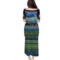 Personalised Fiji Viti Levu Puletasi Tagimoucia and Tapa Tribal Pattern LT9 - Polynesian Pride