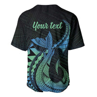 Personalised Hawaii Kure Atoll Baseball Jersey Holaniku Coral Reef with Polynesian Tribal LT9 - Polynesian Pride