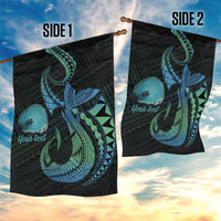 Personalised Hawaii Kure Atoll Garden Flag Holaniku Coral Reef with Polynesian Tribal LT9 - Polynesian Pride