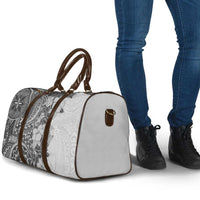Polynesia Travel Bag Hibiscus Hawaiian Tribal Tattoo Retro Gray LT9 - Polynesian Pride