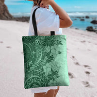 Polynesia Tote Bag Hibiscus Hawaiian Tribal Tattoo Retro Green LT9 - Polynesian Pride