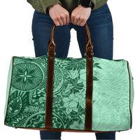 Polynesia Travel Bag Hibiscus Hawaiian Tribal Tattoo Retro Green LT9 Green - Polynesian Pride