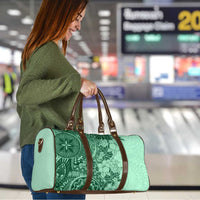 Polynesia Travel Bag Hibiscus Hawaiian Tribal Tattoo Retro Green LT9 - Polynesian Pride