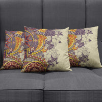 Polynesia Pillow Cover Hibiscus Hawaiian Tribal Tattoo Retro Tan LT9 - Polynesian Pride
