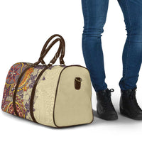 Polynesia Travel Bag Hibiscus Hawaiian Tribal Tattoo Retro Tan LT9 - Polynesian Pride