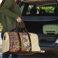 Polynesia Travel Bag Hibiscus Hawaiian Tribal Tattoo Retro Tan LT9 - Polynesian Pride