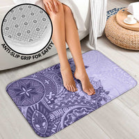 Polynesia Bathroom Set Hibiscus Hawaiian Tribal Tattoo Retro Violet LT9 - Polynesian Pride