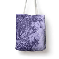 Polynesia Tote Bag Hibiscus Hawaiian Tribal Tattoo Retro Violet LT9 - Polynesian Pride