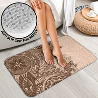 Polynesia Bathroom Set Hibiscus Hawaiian Tribal Tattoo Retro Pink Pastel LT9 - Polynesian Pride
