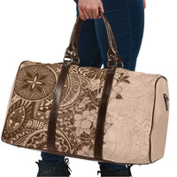 Polynesia Travel Bag Hibiscus Hawaiian Tribal Tattoo Retro Pink Pastel LT9 - Polynesian Pride