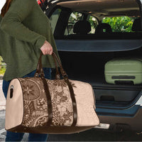 Polynesia Travel Bag Hibiscus Hawaiian Tribal Tattoo Retro Pink Pastel LT9 - Polynesian Pride